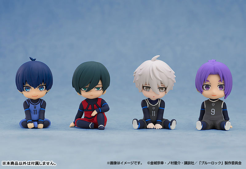 Nendoroid Plus Bluelock ~ Yoichi Isagi / Rin Itoshi / Seishirou Nagi / Reo Mikage ~ Rubber Mascot