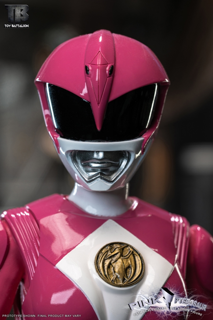 Yellow Sabretooth Tiger Warrior & Pink Pterosaur Warrior