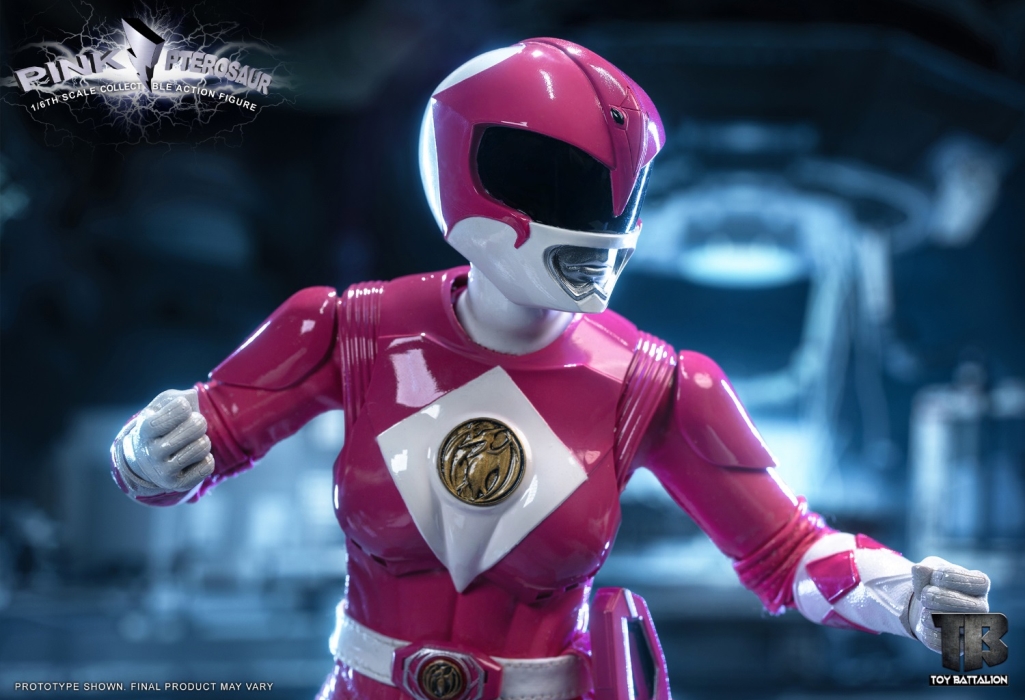 Yellow Sabretooth Tiger Warrior & Pink Pterosaur Warrior