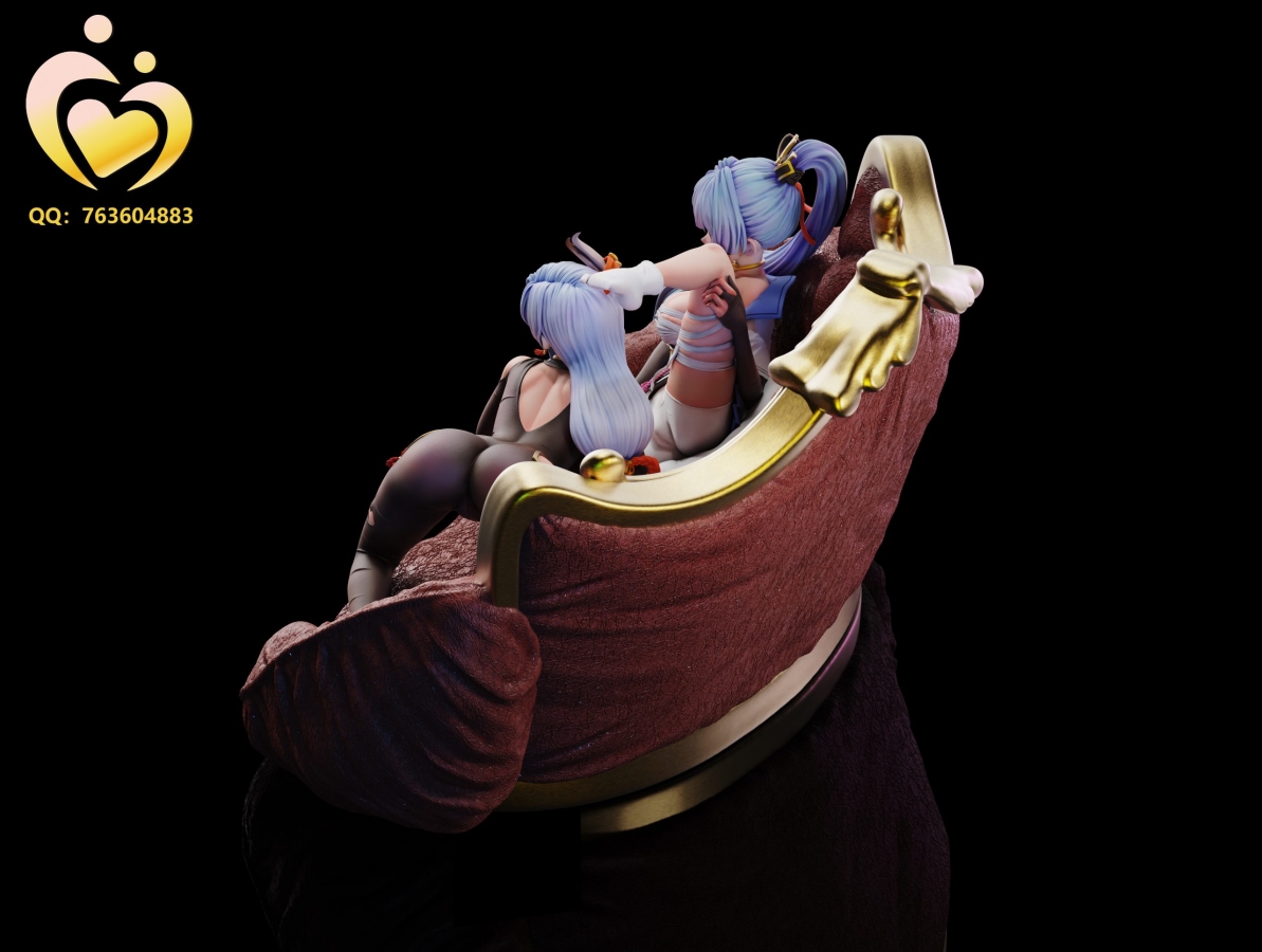 Shen He & Kamisato Linghua - Genshin Impact 1/6