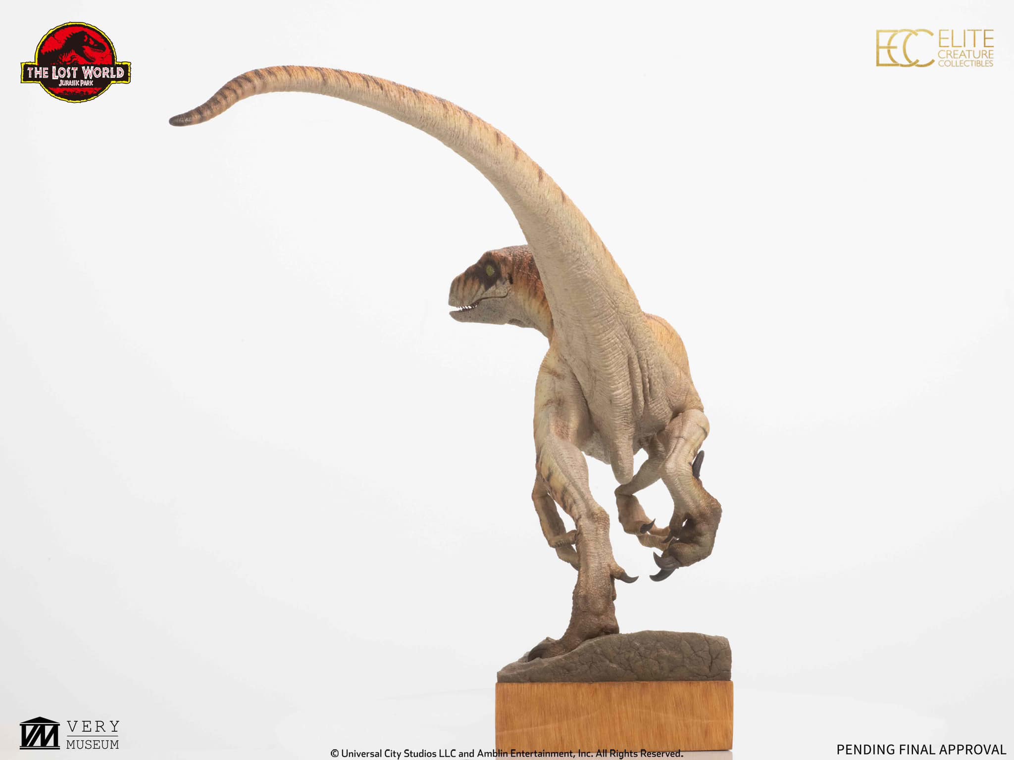 Male Velociraptor Maquette - The Lost World
