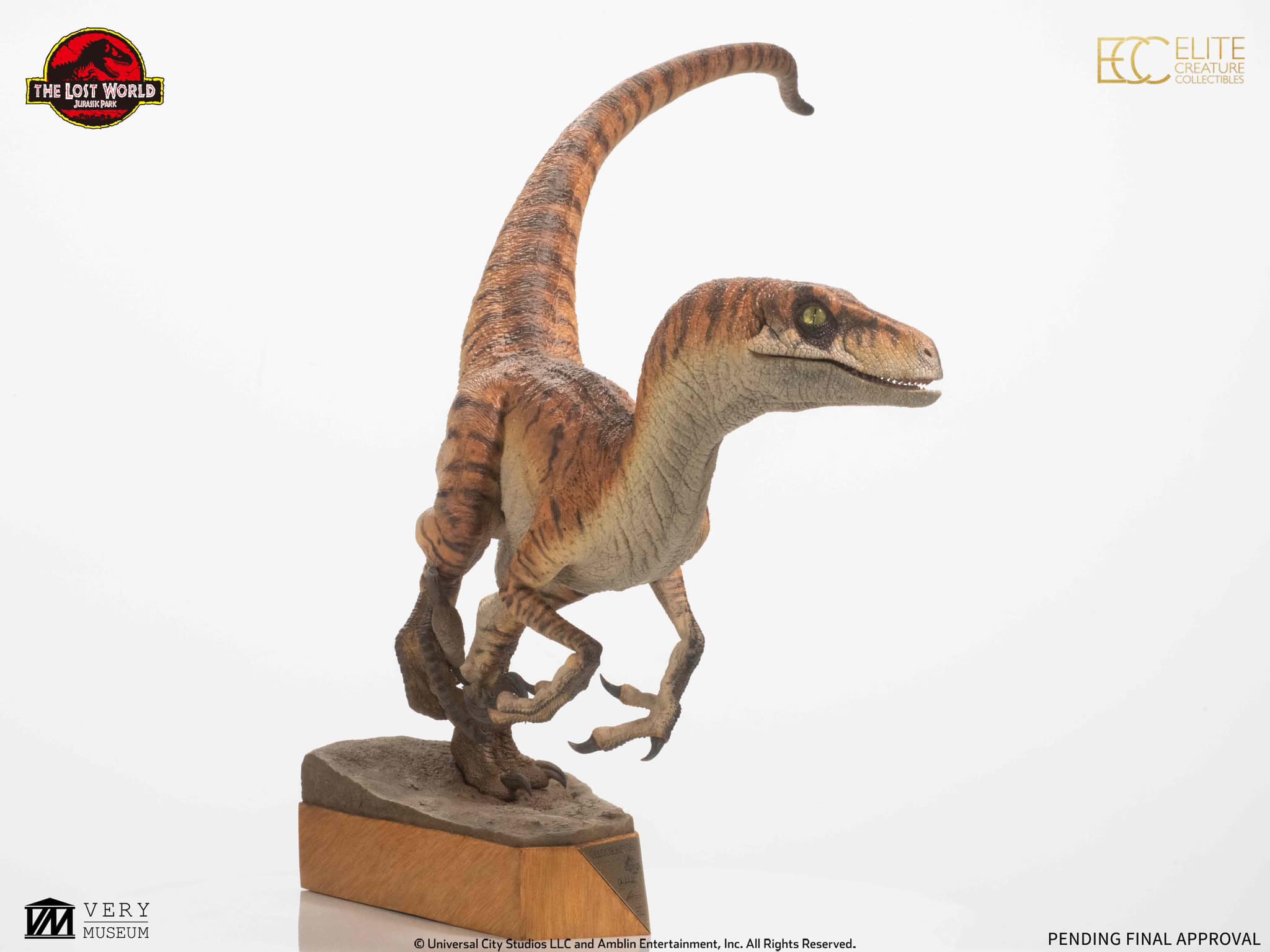 Male Velociraptor Maquette - The Lost World