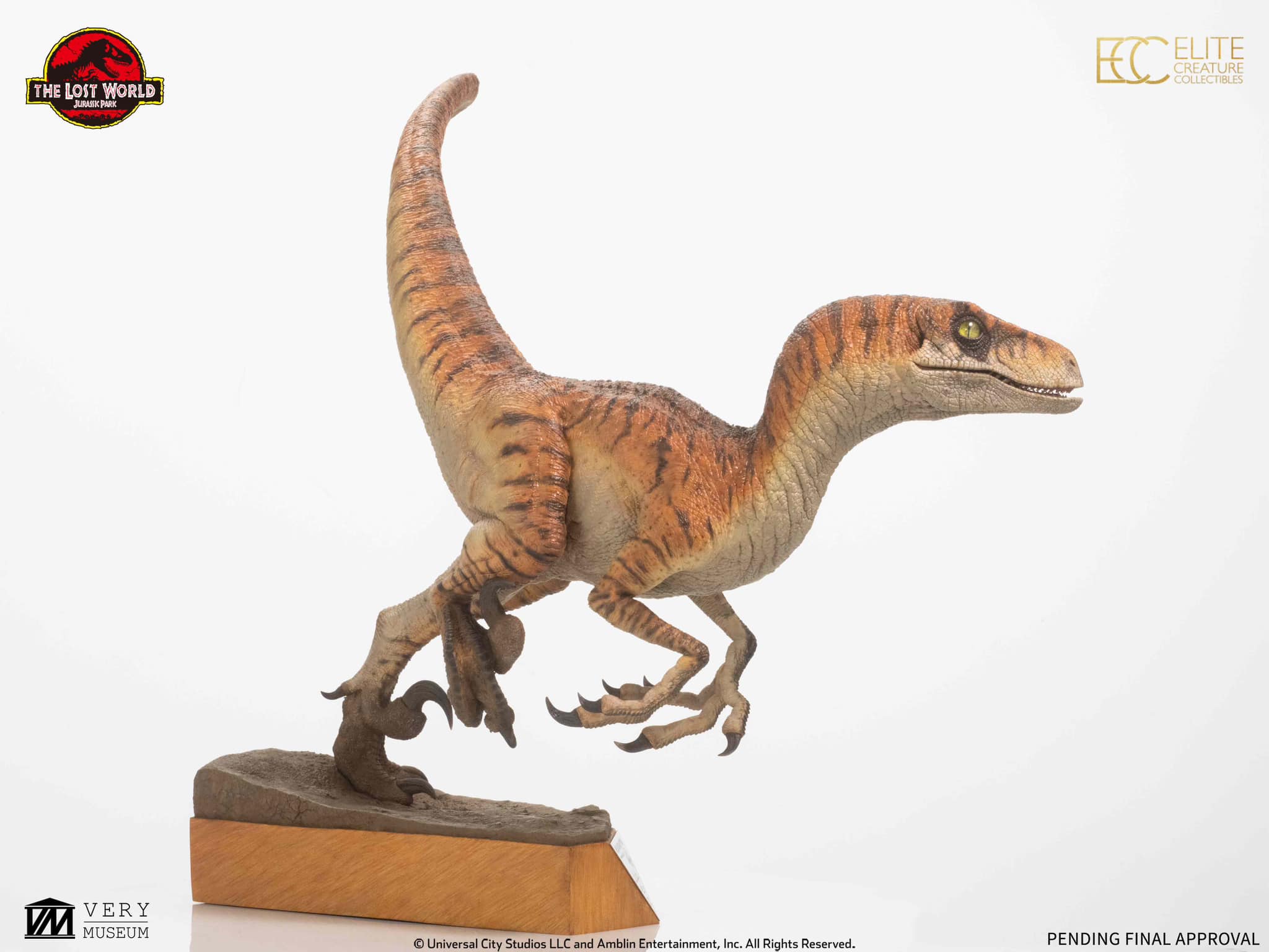 Male Velociraptor Maquette - The Lost World
