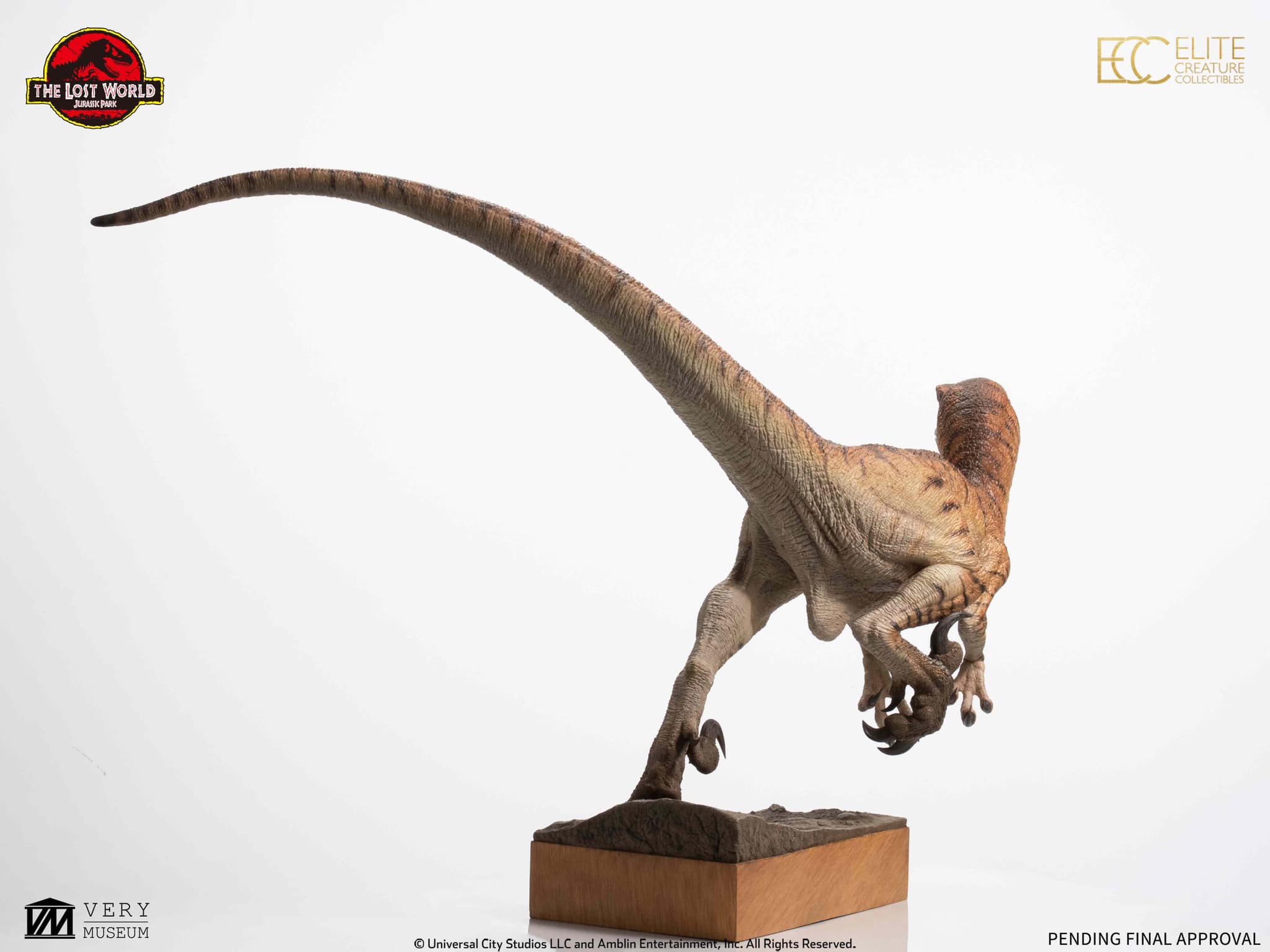 Male Velociraptor Maquette - The Lost World