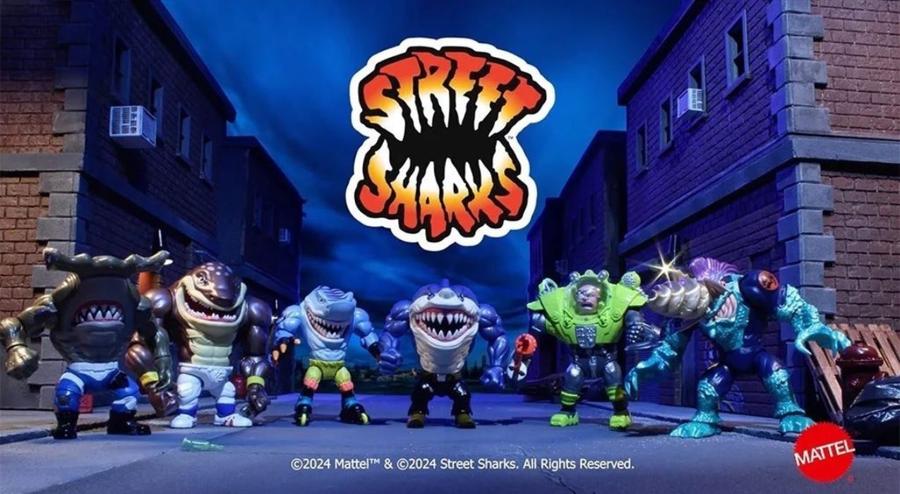 Street Sharks 30th Anniversary Streex/Big Slammu/Dr. Piranoid