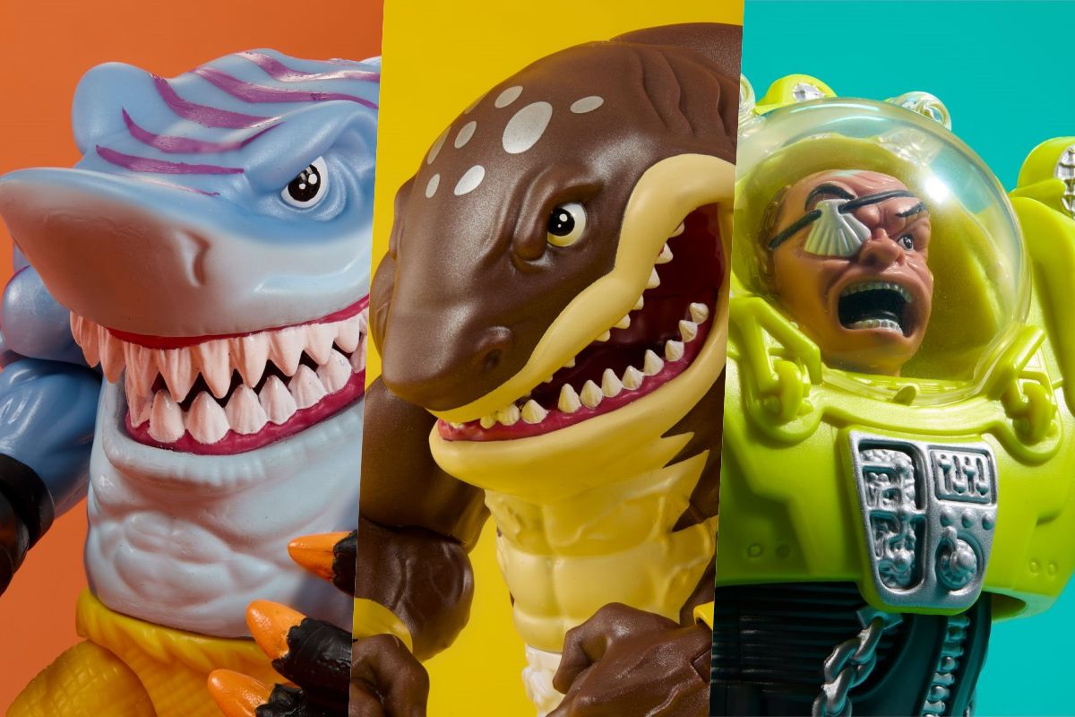 Street Sharks 30th Anniversary Streex/Big Slammu/Dr. Piranoid