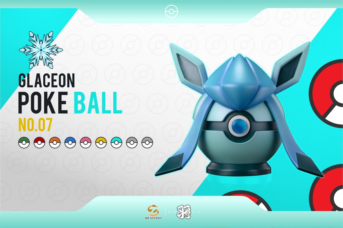 Glaceon Poke Ball - Pokemon