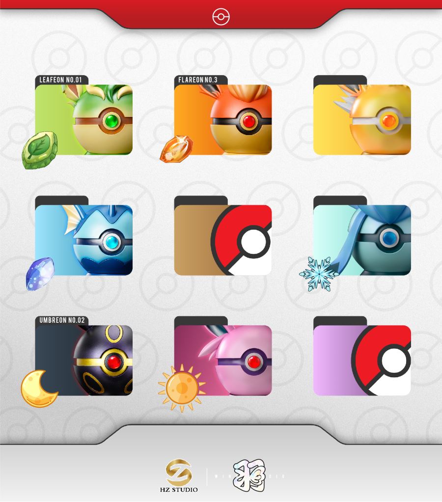 Glaceon Poke Ball - Pokemon