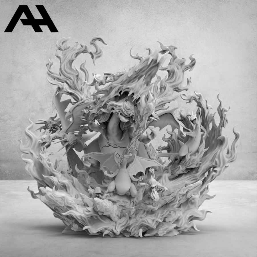 Dynamax Charizard family - Pokemon