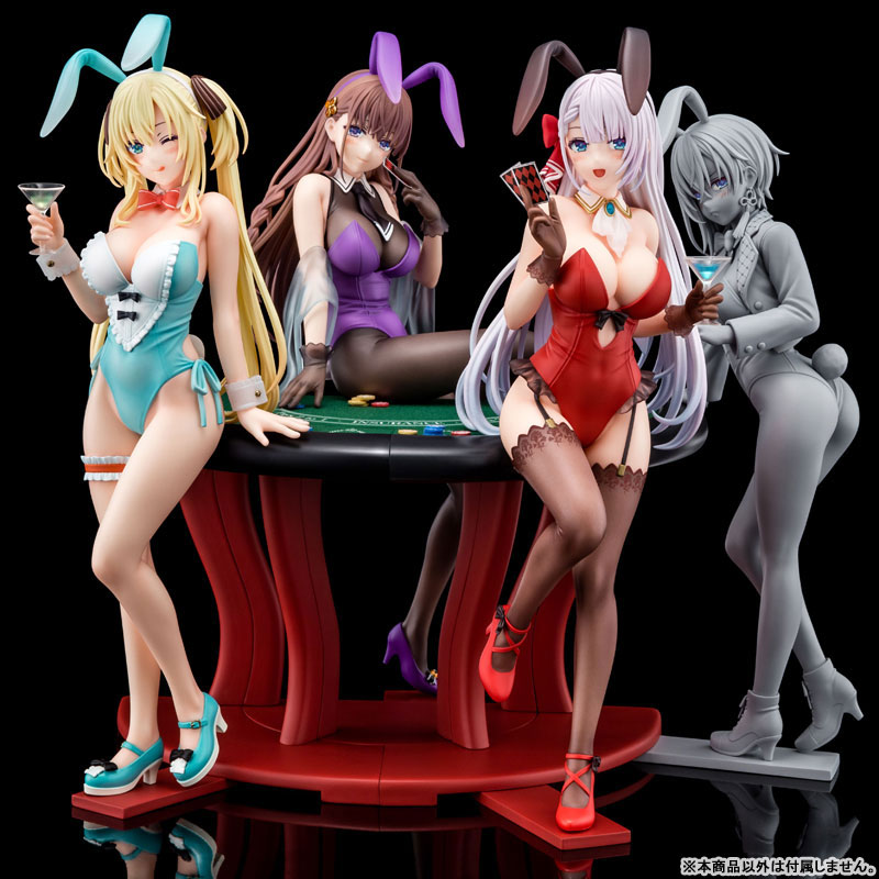 The Demon Sword Master of Excalibur Academy Riselia Ray Crystalia wearing crimson bunny costume with Nip Slip Gimmick System