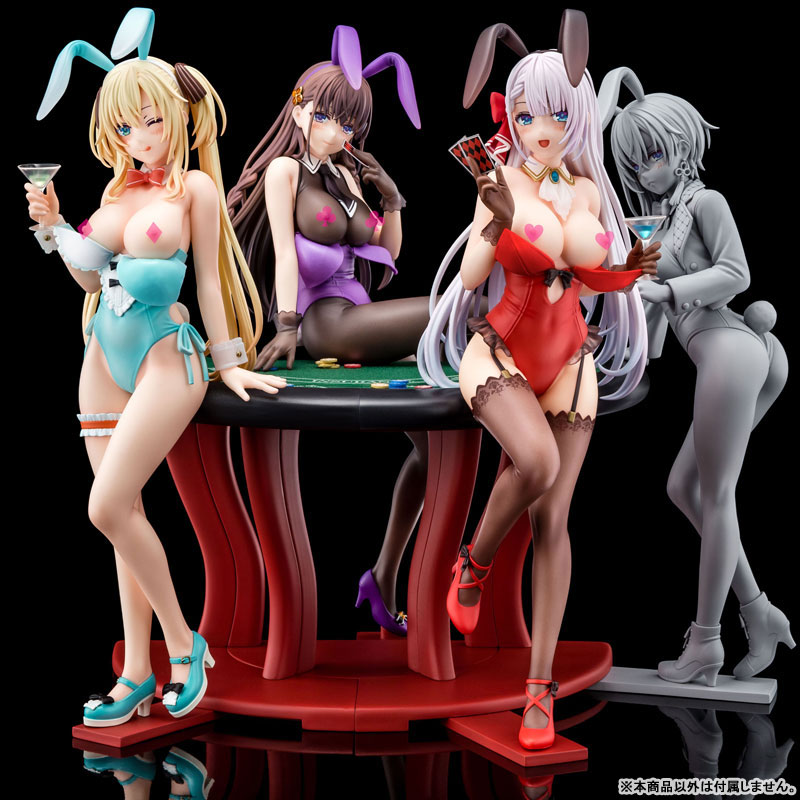 The Demon Sword Master of Excalibur Academy Riselia Ray Crystalia wearing crimson bunny costume with Nip Slip Gimmick System