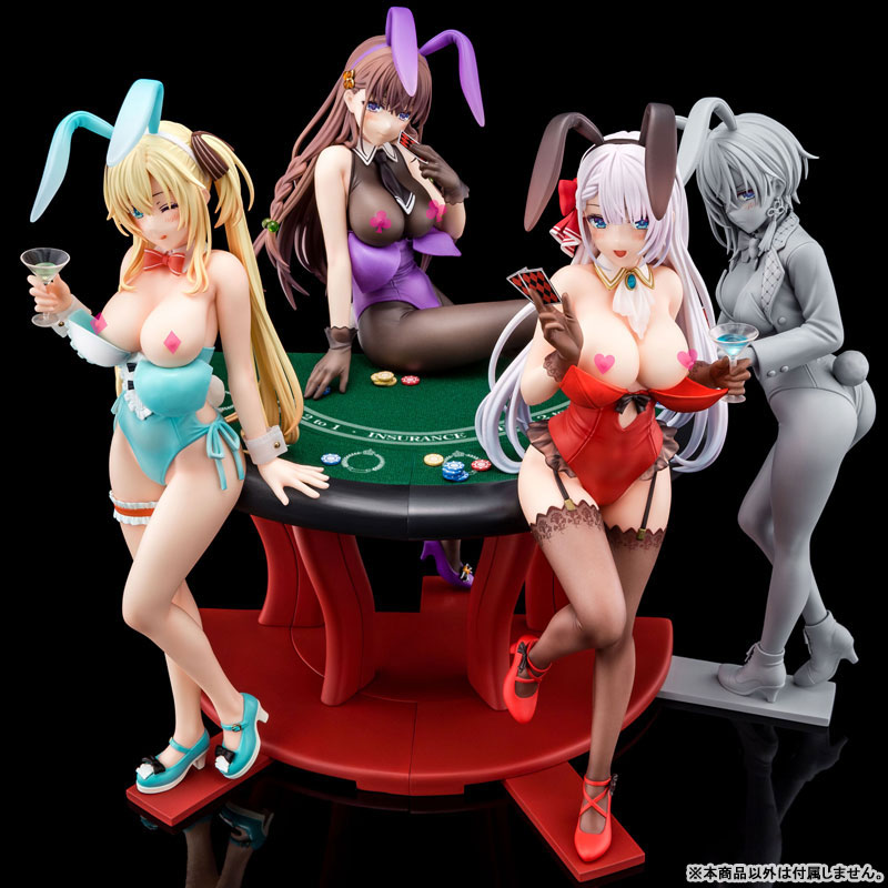 The Demon Sword Master of Excalibur Academy Riselia Ray Crystalia wearing crimson bunny costume with Nip Slip Gimmick System