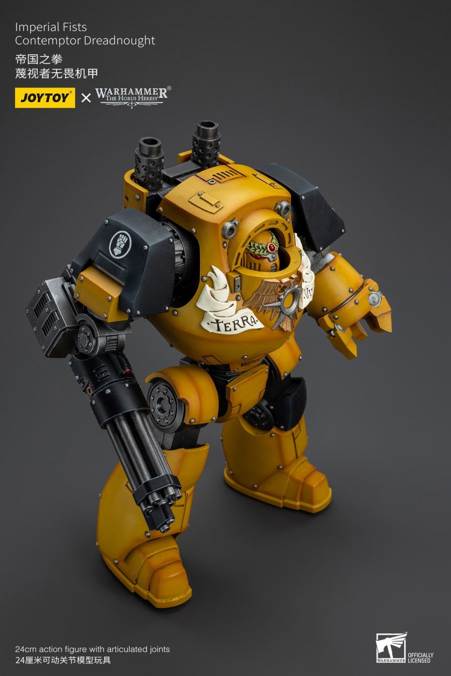 Imperial Fist Contemptor Dreadnought/Cavalry Terminator Sergeant/Cavalry Terminator 1/18