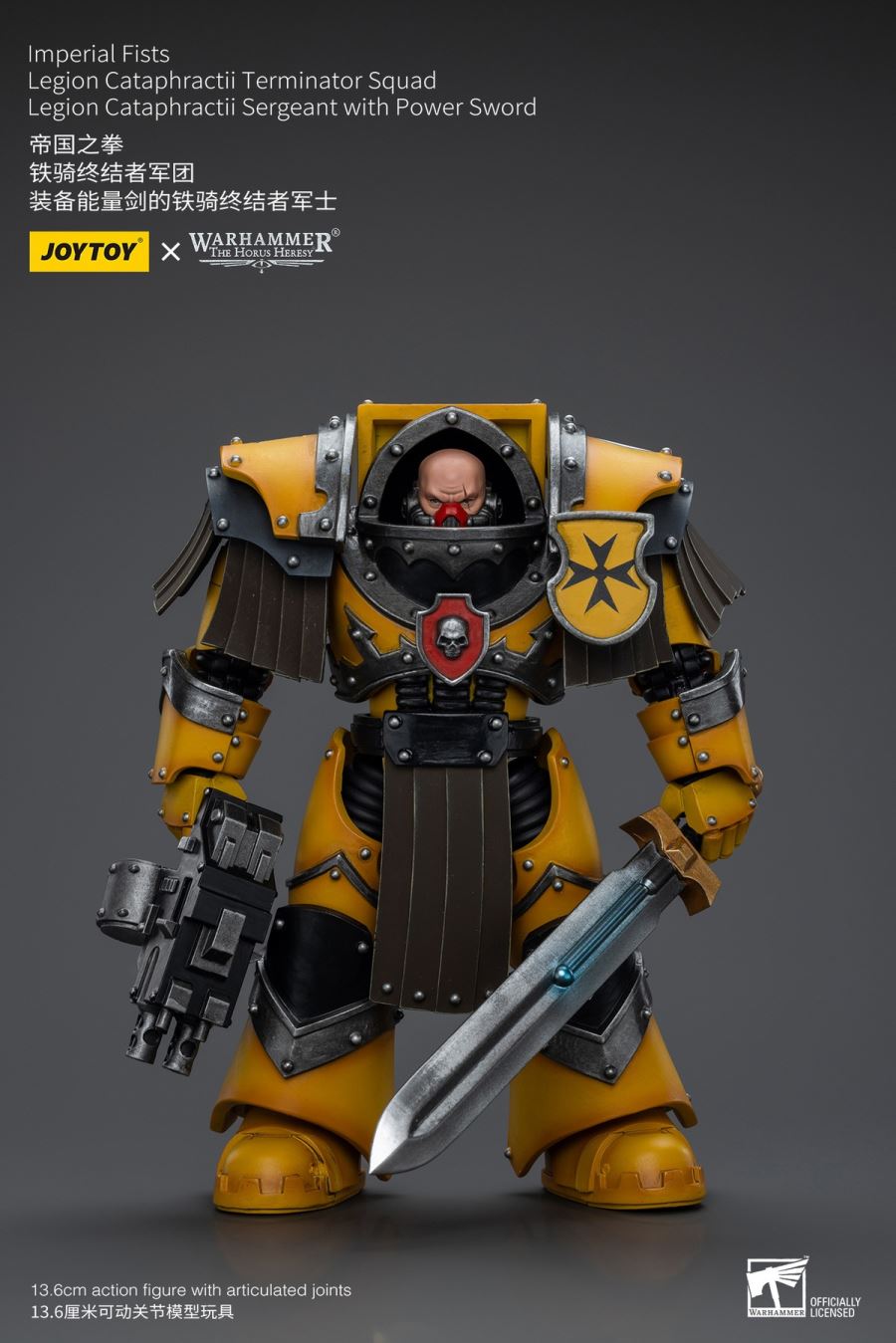 Imperial Fist Contemptor Dreadnought/Cavalry Terminator Sergeant/Cavalry Terminator 1/18