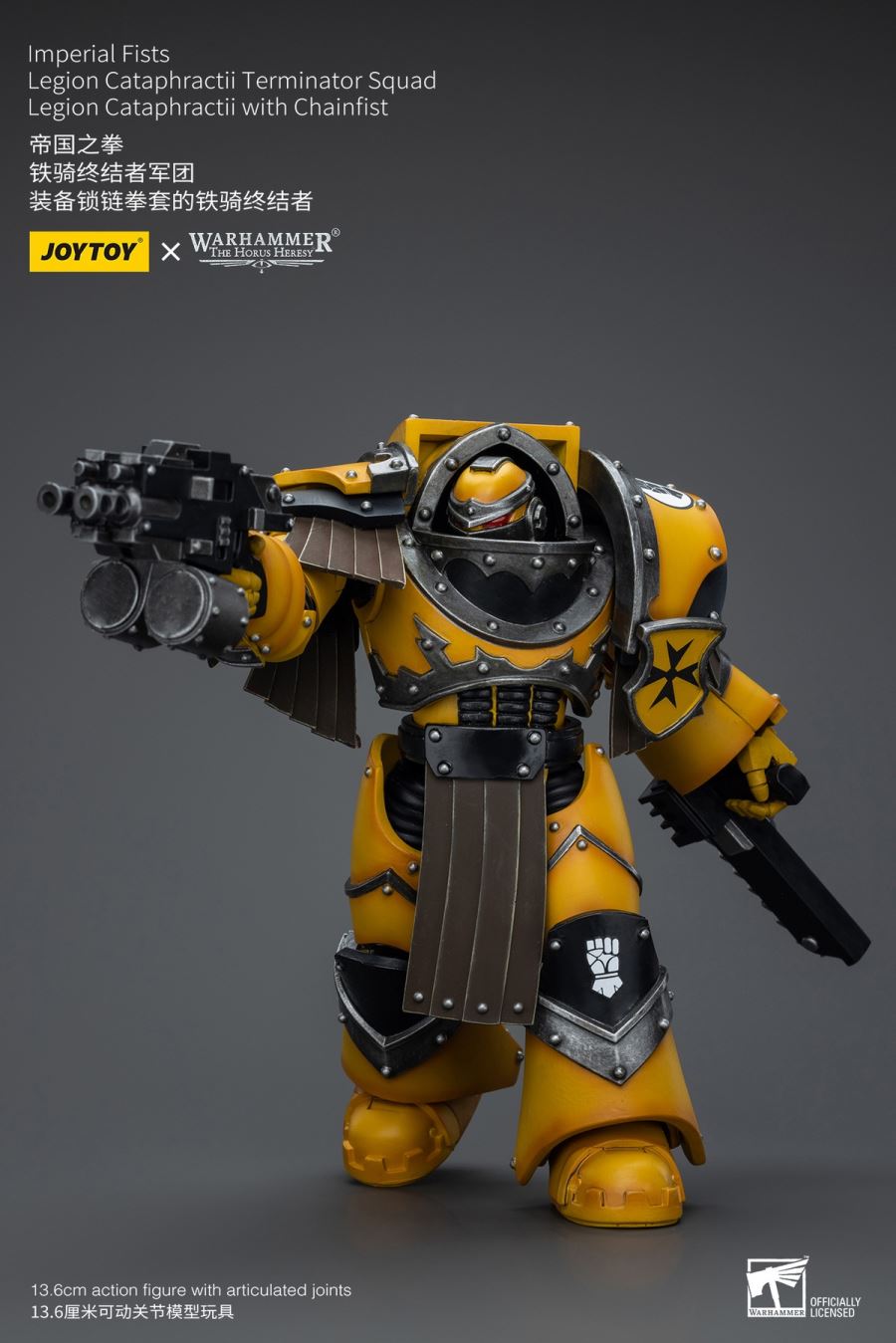 Imperial Fist Contemptor Dreadnought/Cavalry Terminator Sergeant/Cavalry Terminator 1/18