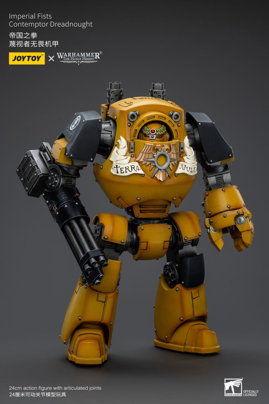 Imperial Fist Contemptor Dreadnought/Cavalry Terminator Sergeant/Cavalry Terminator 1/18