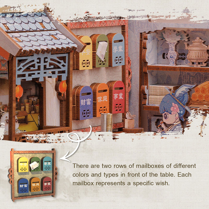 Miniature Dollhouse Azure Phoenix Lodge Wooden DIY Kit