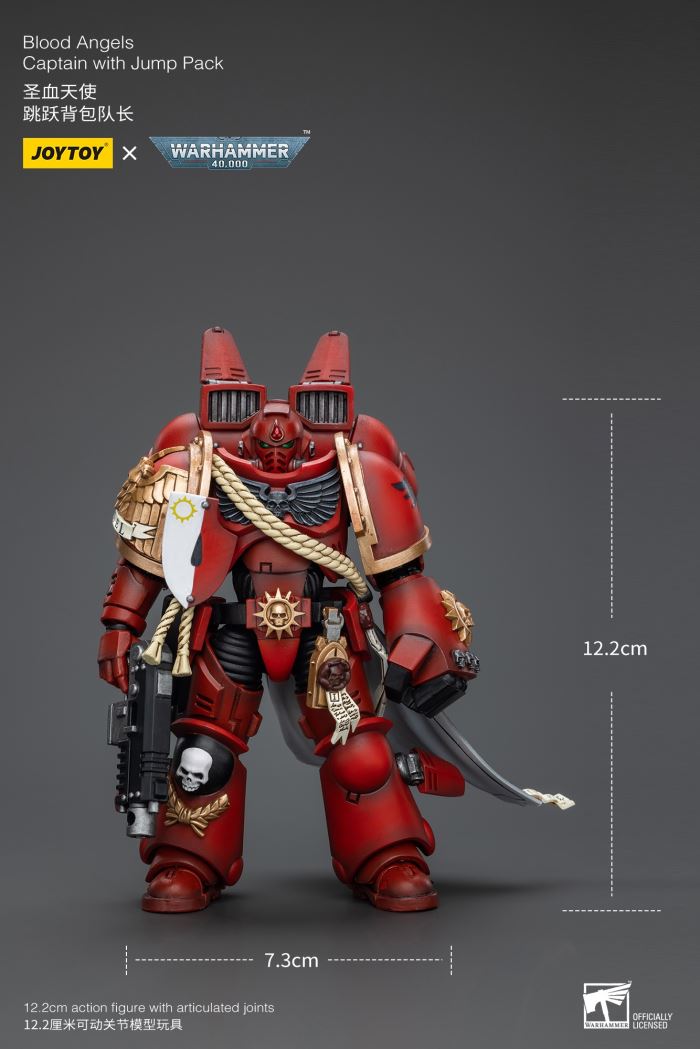 Warhammer 40,000- Blood Angels Dante/Jump Pack Arbiter Squad, Ultramarines-Biophagist 1/18
