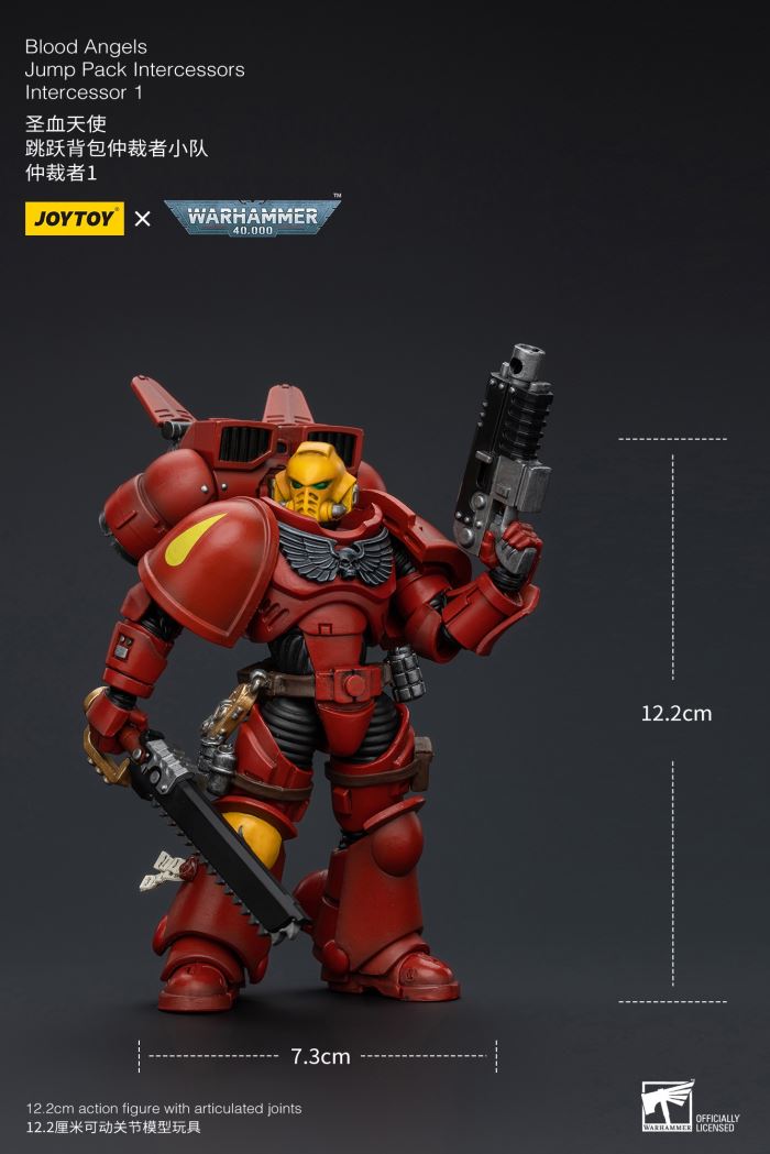 Warhammer 40,000- Blood Angels Dante/Jump Pack Arbiter Squad, Ultramarines-Biophagist 1/18
