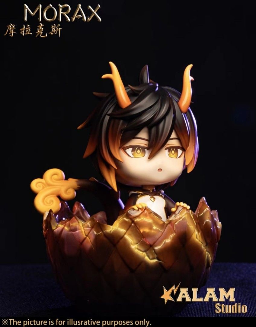 Original God Dragon Egg Morax Zhongli