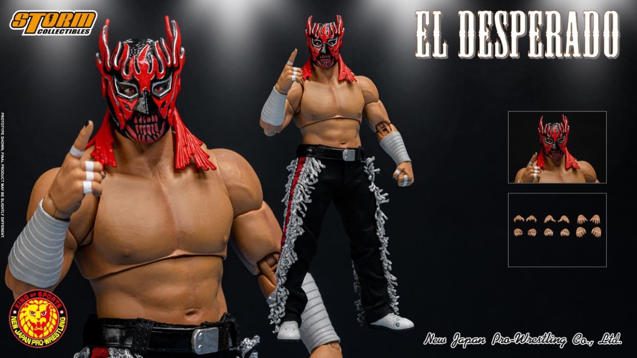 Japanese Wrestler - Eldesperado red mask version
