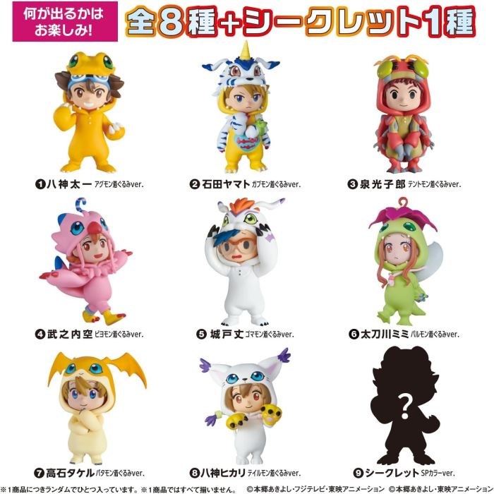 Digimon Adventure: BN FIGURE Q Partner Digimon Kigurumi Ver