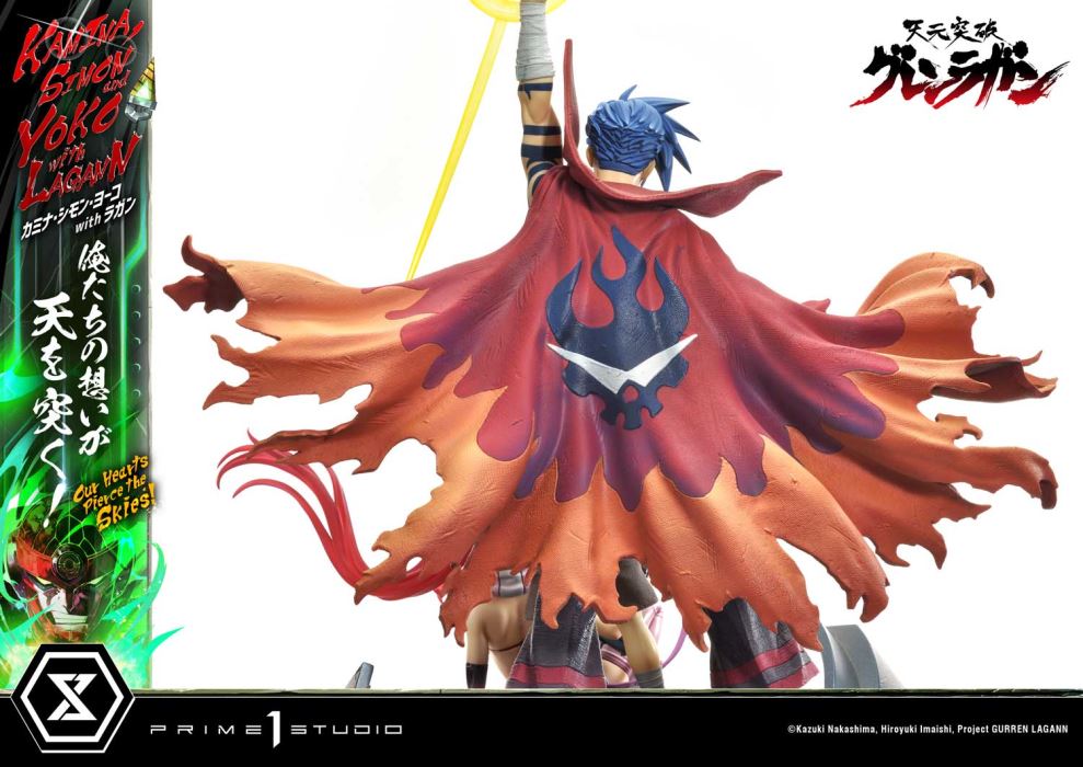 Kamina, Simon & Yoko with Lagann Our hearts pierce the skies! - Tengen Toppa Gurren Lagann DX Ver