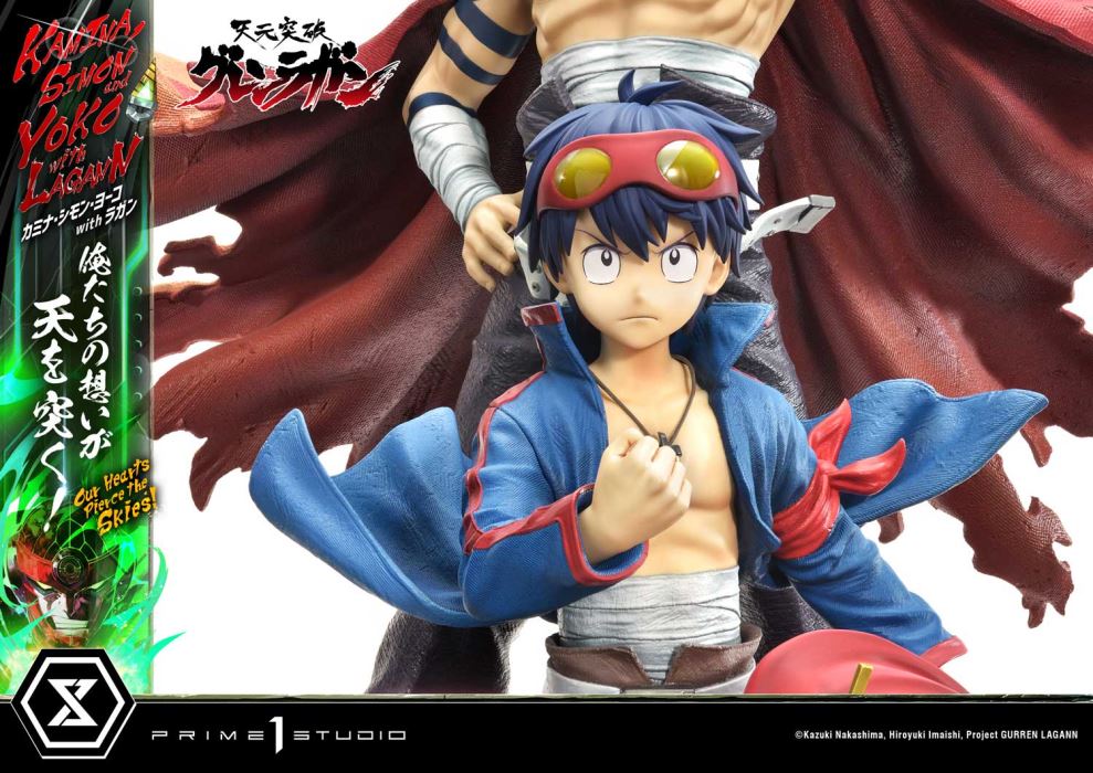 Kamina, Simon & Yoko with Lagann Our hearts pierce the skies! - Tengen Toppa Gurren Lagann DX Ver