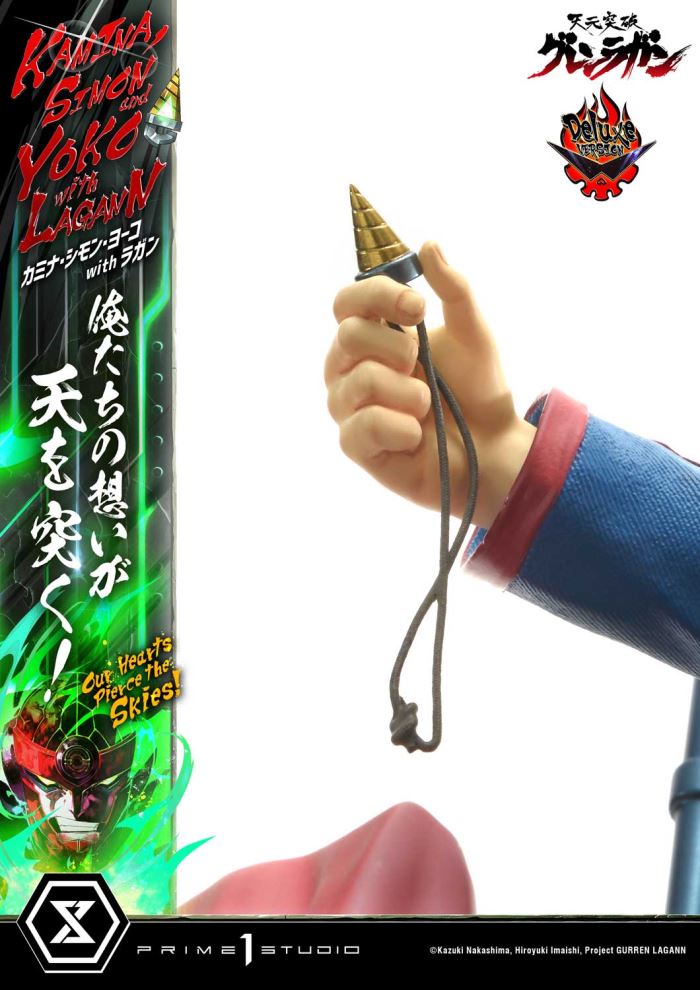 Kamina, Simon & Yoko with Lagann Our hearts pierce the skies! - Tengen Toppa Gurren Lagann DX Ver