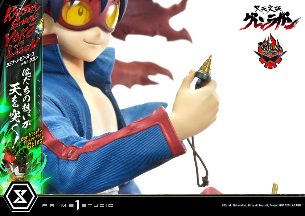 Kamina, Simon & Yoko with Lagann Our hearts pierce the skies! - Tengen Toppa Gurren Lagann DX Ver