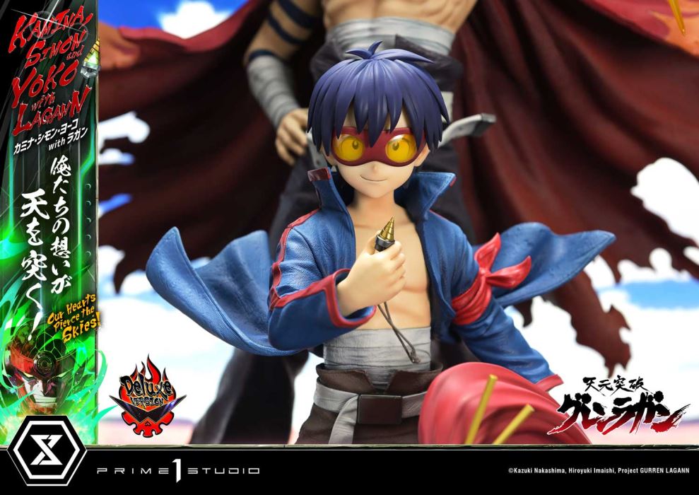 Kamina, Simon & Yoko with Lagann Our hearts pierce the skies! - Tengen Toppa Gurren Lagann DX Ver
