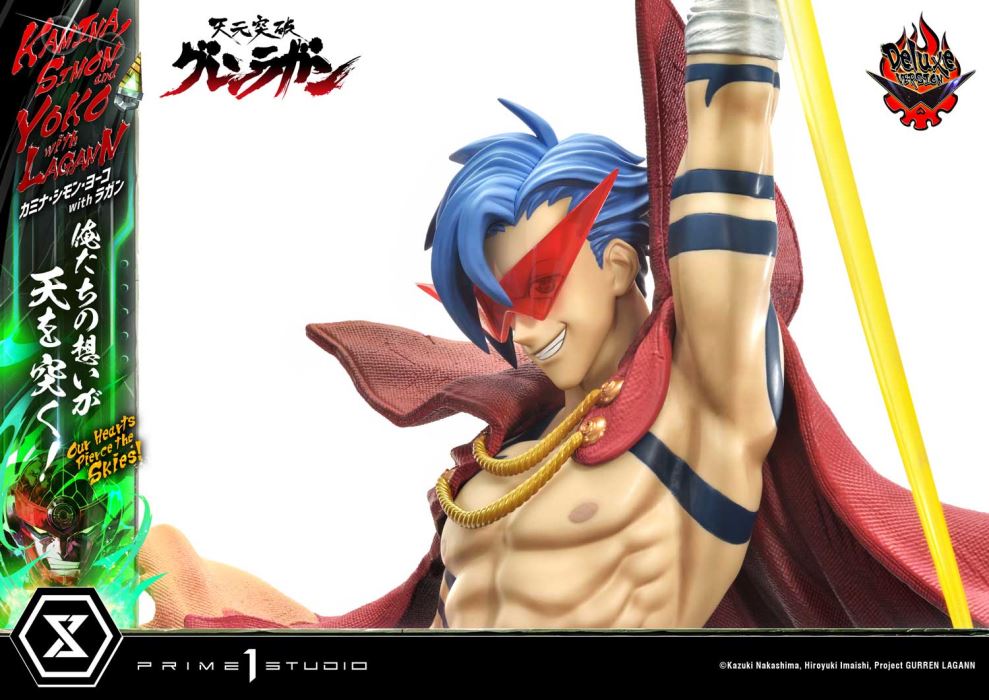 Kamina, Simon & Yoko with Lagann Our hearts pierce the skies! - Tengen Toppa Gurren Lagann DX Ver