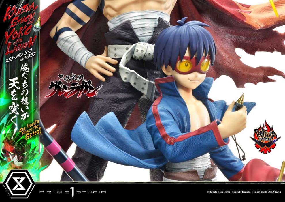 Kamina, Simon & Yoko with Lagann Our hearts pierce the skies! - Tengen Toppa Gurren Lagann DX Ver