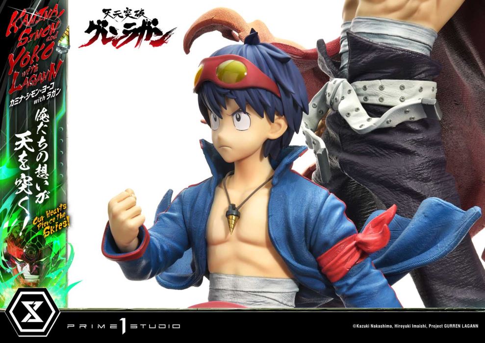 Kamina, Simon & Yoko with Lagann Our hearts pierce the skies! - Tengen Toppa Gurren Lagann DX Ver