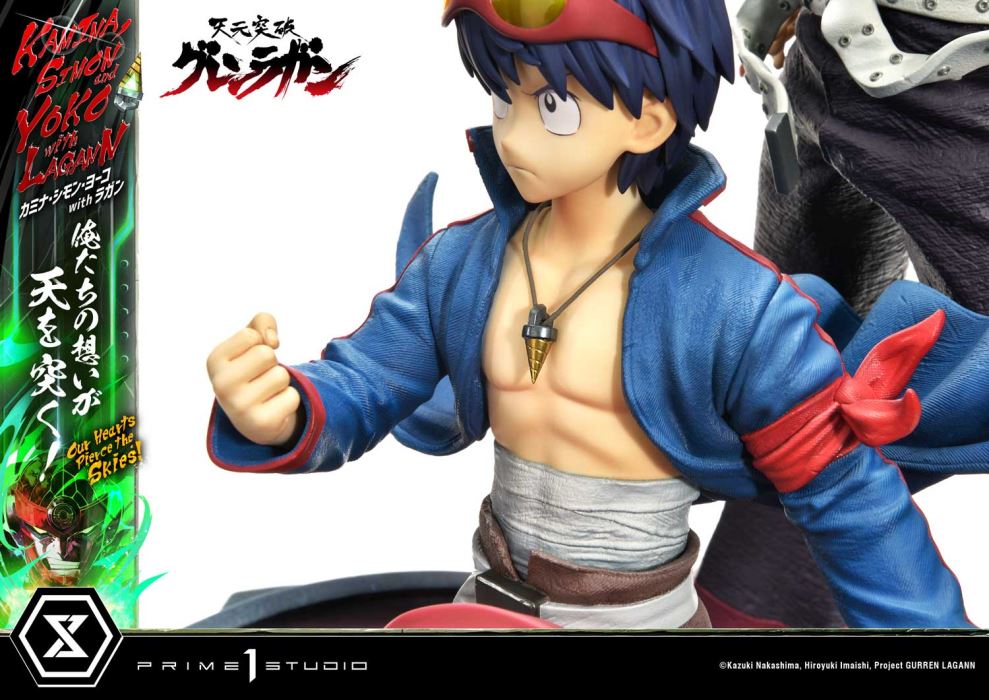 Kamina, Simon & Yoko with Lagann Our hearts pierce the skies! - Tengen Toppa Gurren Lagann DX Ver