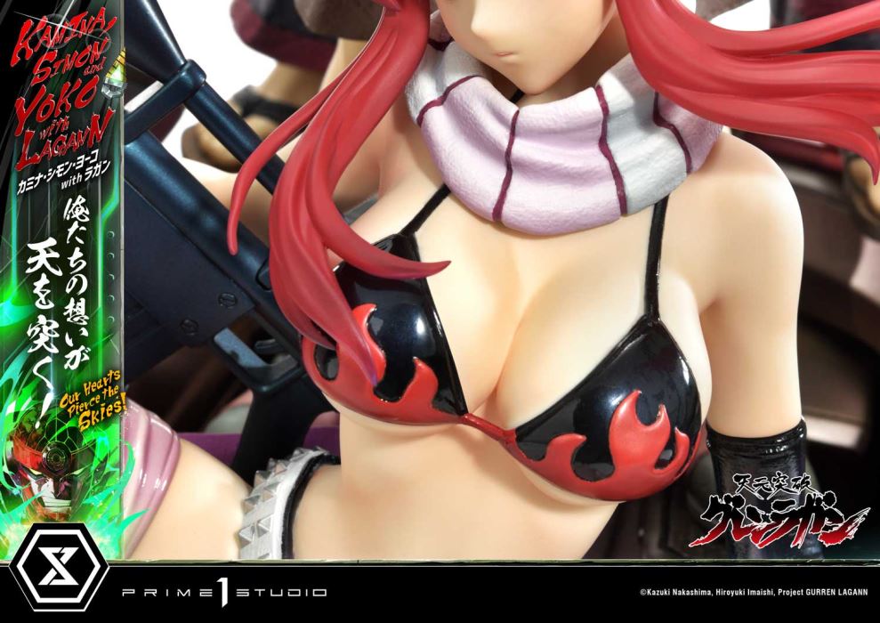 Kamina, Simon & Yoko with Lagann Our hearts pierce the skies! - Tengen Toppa Gurren Lagann DX Ver