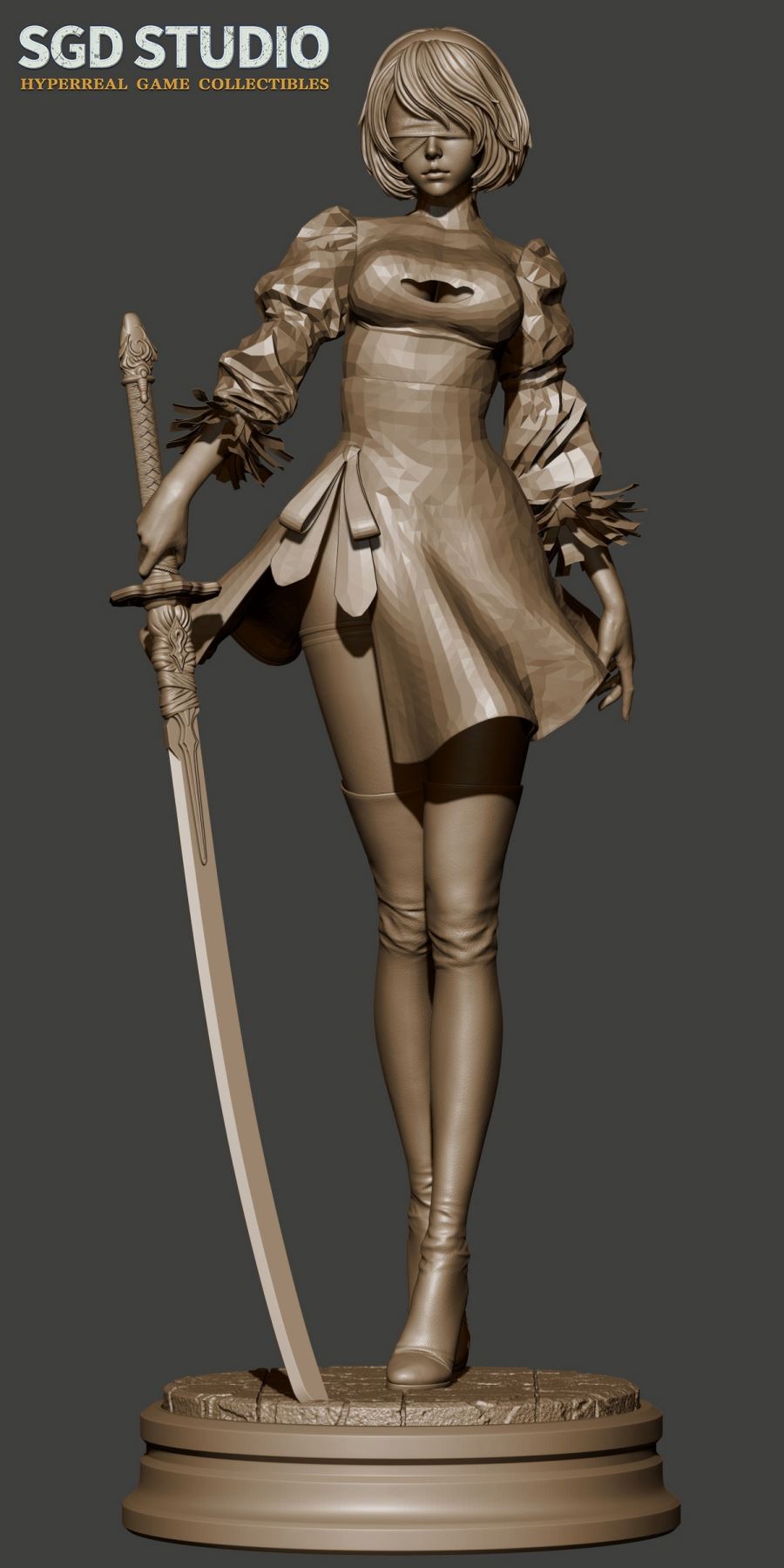 Battle Girl Silicone Statue [SGD002] 1/3