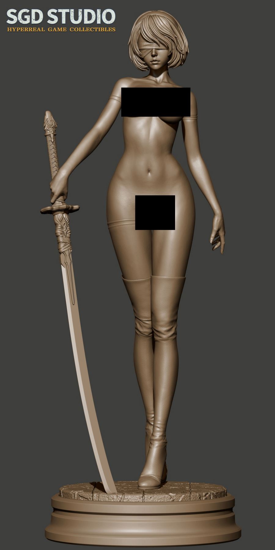 Battle Girl Silicone Statue [SGD002] 1/3