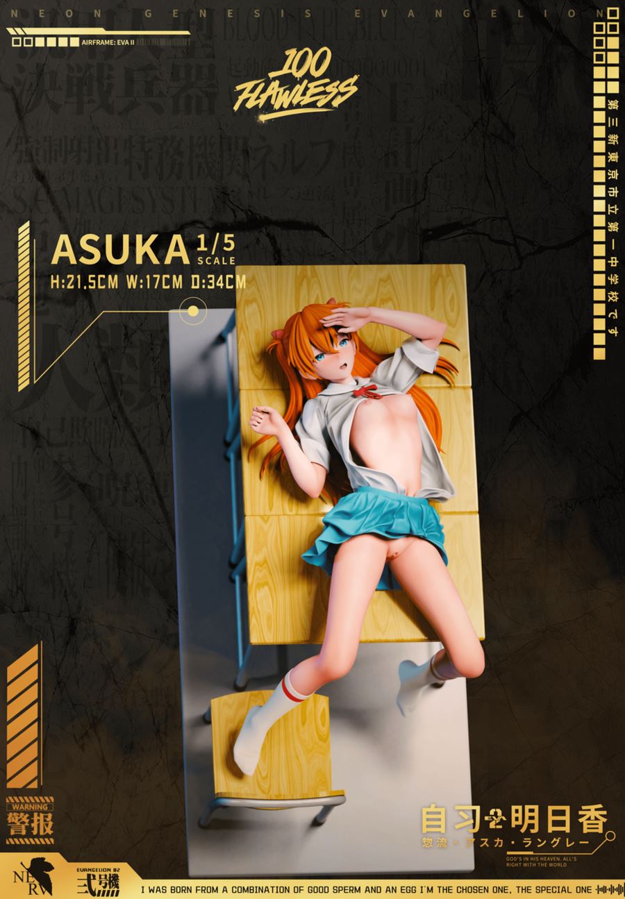 Asuka in the classroom - Neon Genesis Evangelion 1/5