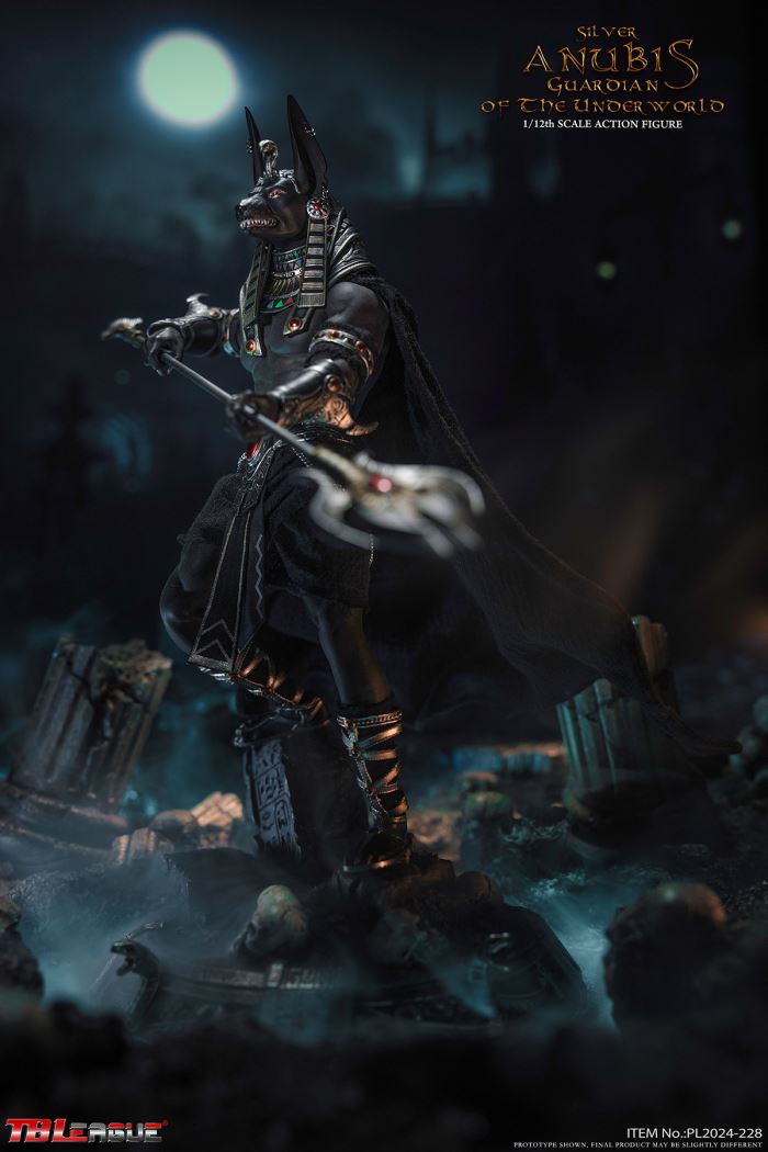 Anubis Guardian of The Underworld - Silver 1/12