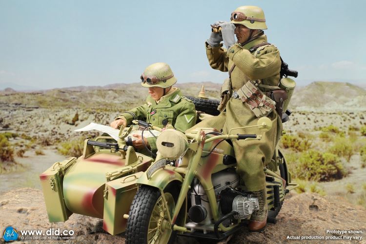 WWII German Zundaper KS750 motorcycle 1/6