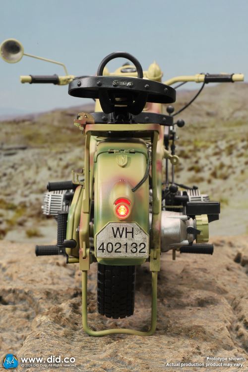 WWII German Zundaper KS750 motorcycle 1/6