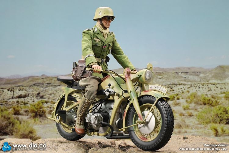 WWII German Zundaper KS750 motorcycle 1/6