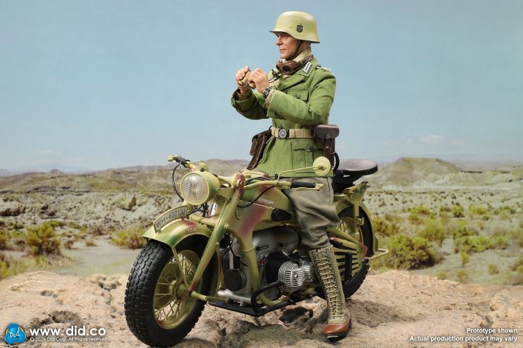 WWII German Zundaper KS750 motorcycle 1/6