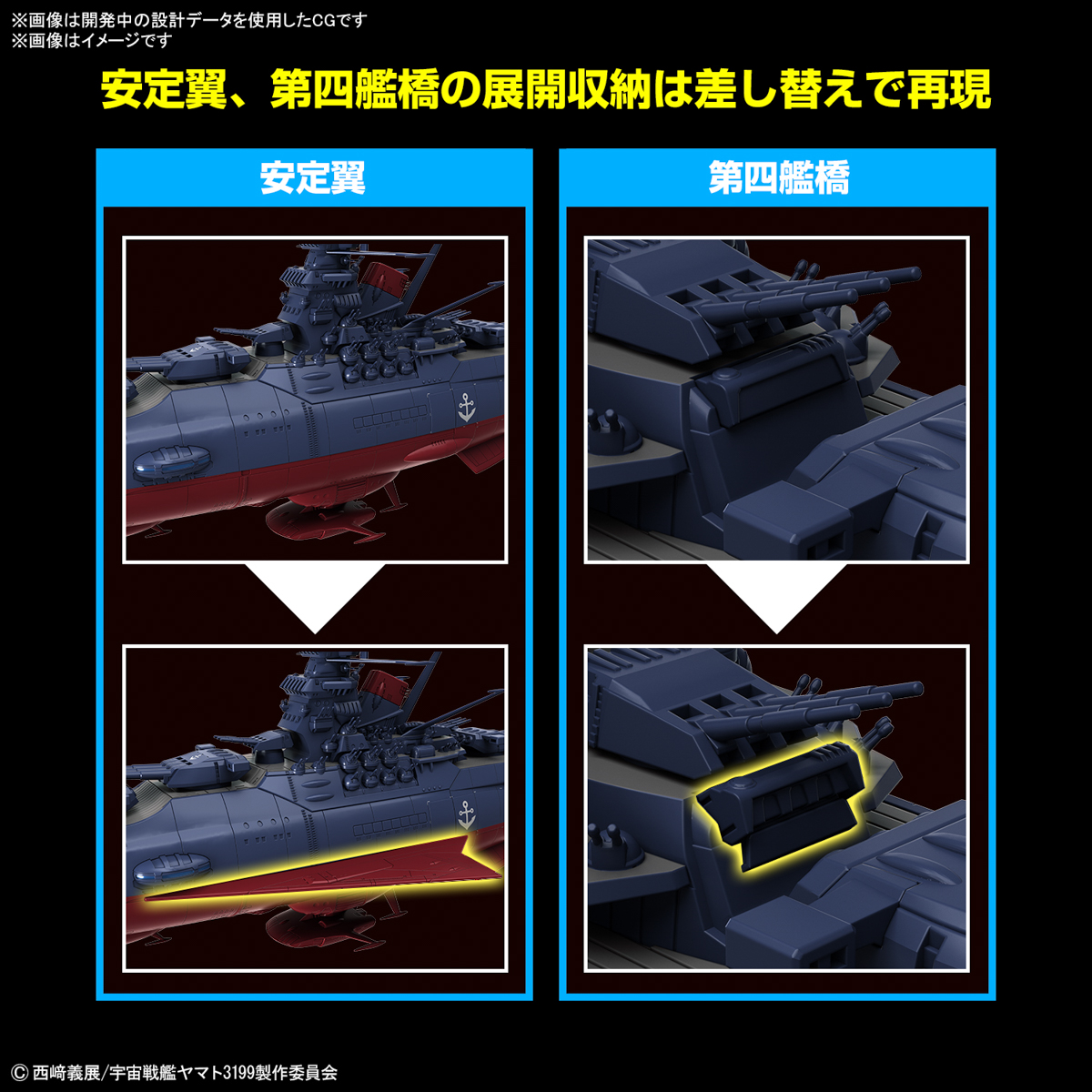 Space Battleship Yamato 3199 1/1000