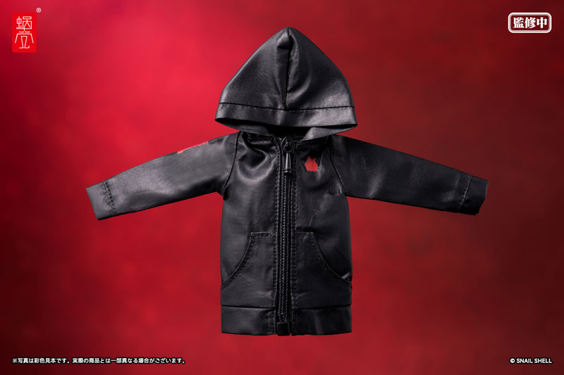 G.N.PROJECT Option Costume Sune-chan Hoodie (Matte Black Ver.) (DOLL ACCESSORY)