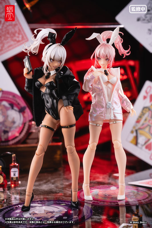 G.N.PROJECT Option Costume Sune-chan Hoodie (Matte Black Ver.) (DOLL ACCESSORY)