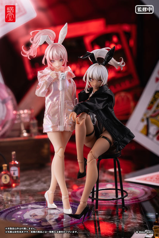 G.N.PROJECT Option Costume Sune-chan Hoodie (Matte Black Ver.) (DOLL ACCESSORY)