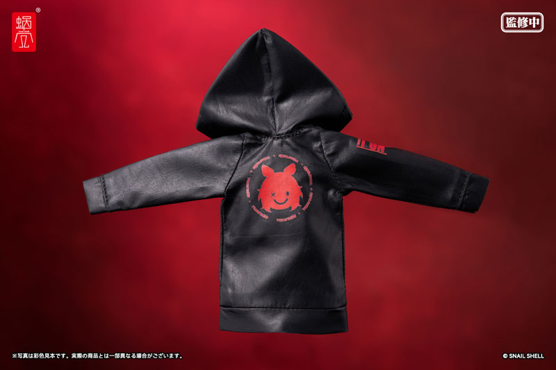 G.N.PROJECT Option Costume Sune-chan Hoodie (Matte Black Ver.) (DOLL ACCESSORY)