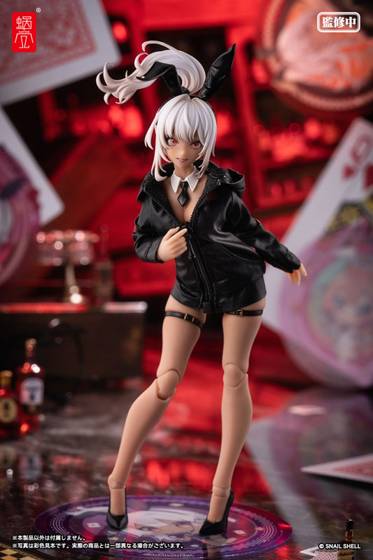 G.N.PROJECT Option Costume Sune-chan Hoodie (Matte Black Ver.) (DOLL ACCESSORY)